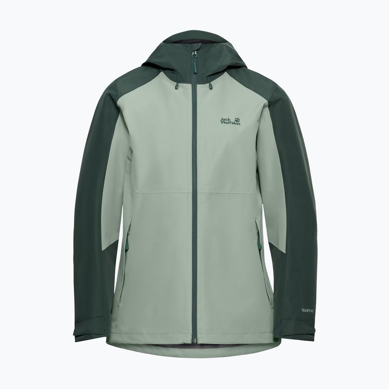 Дамско яке за дъжд Jack Wolfskin Wildbound 2L green zinnia 7