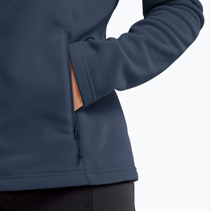 Дамски поларен суитшърт Jack Wolfskin Taunus 100 Full Zip midnight sky 5