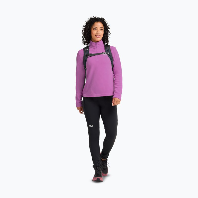Дамски поларен суитшърт Jack Wolfskin Taunus 100 Half Zip foxglove 2