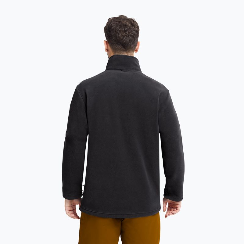 Мъжки поларен суитшърт Jack Wolfskin Taunus 200 Full Zip black 3