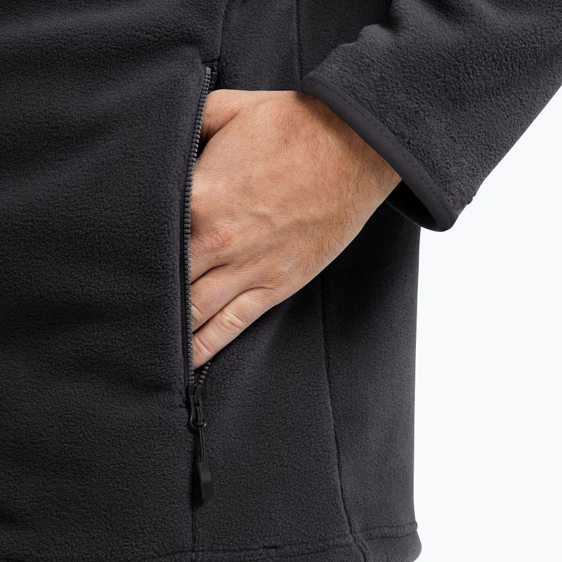 Мъжки поларен суитшърт Jack Wolfskin Taunus 200 Full Zip black 6