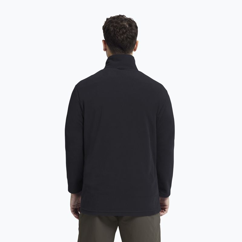 Мъжки поларен суитшърт Jack Wolfskin Taunus 100 Full Zip black 3