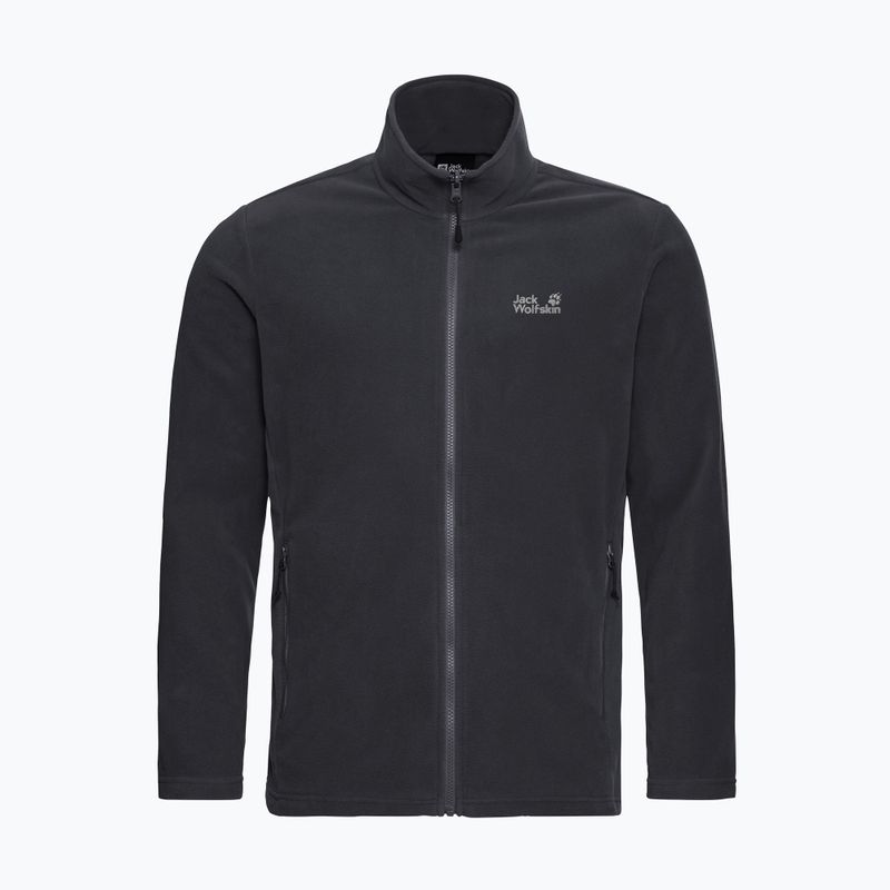 Мъжки поларен суитшърт Jack Wolfskin Taunus 100 Full Zip black 7
