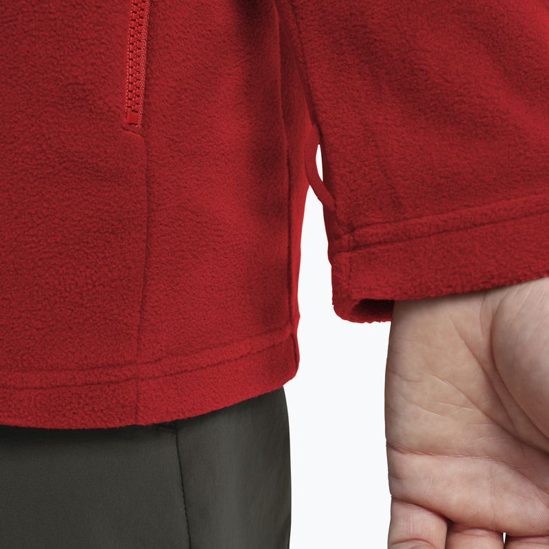 Мъжки поларен суитшърт Jack Wolfskin Taunus 100 Full Zip siren red 6