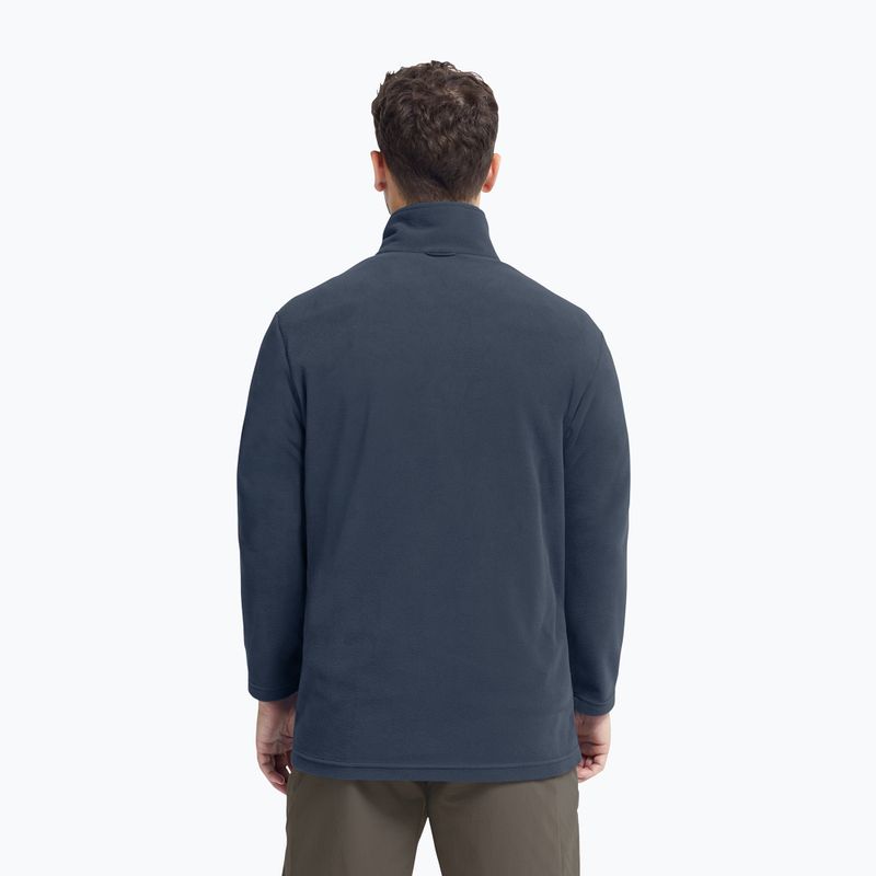 Мъжки поларен суитшърт Jack Wolfskin Taunus 100 Full Zip midnight sky 3