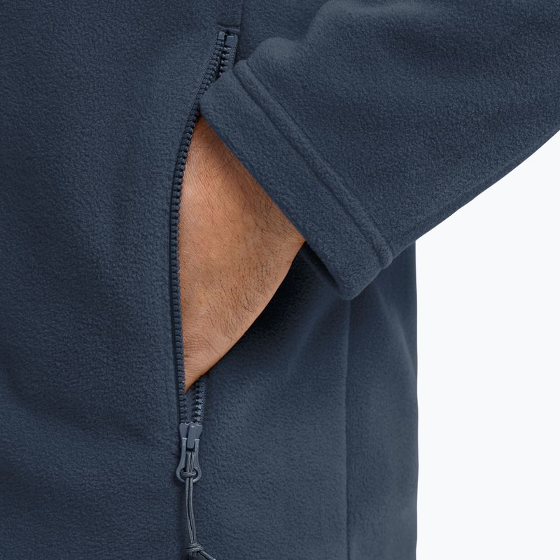 Мъжки поларен суитшърт Jack Wolfskin Taunus 100 Full Zip midnight sky 5