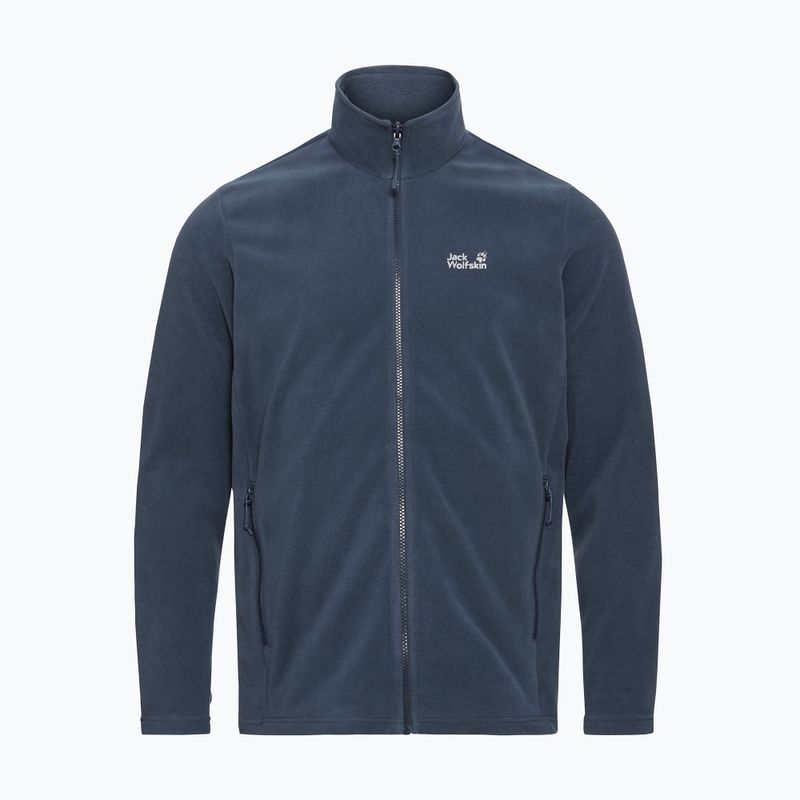 Мъжки поларен суитшърт Jack Wolfskin Taunus 100 Full Zip midnight sky 7