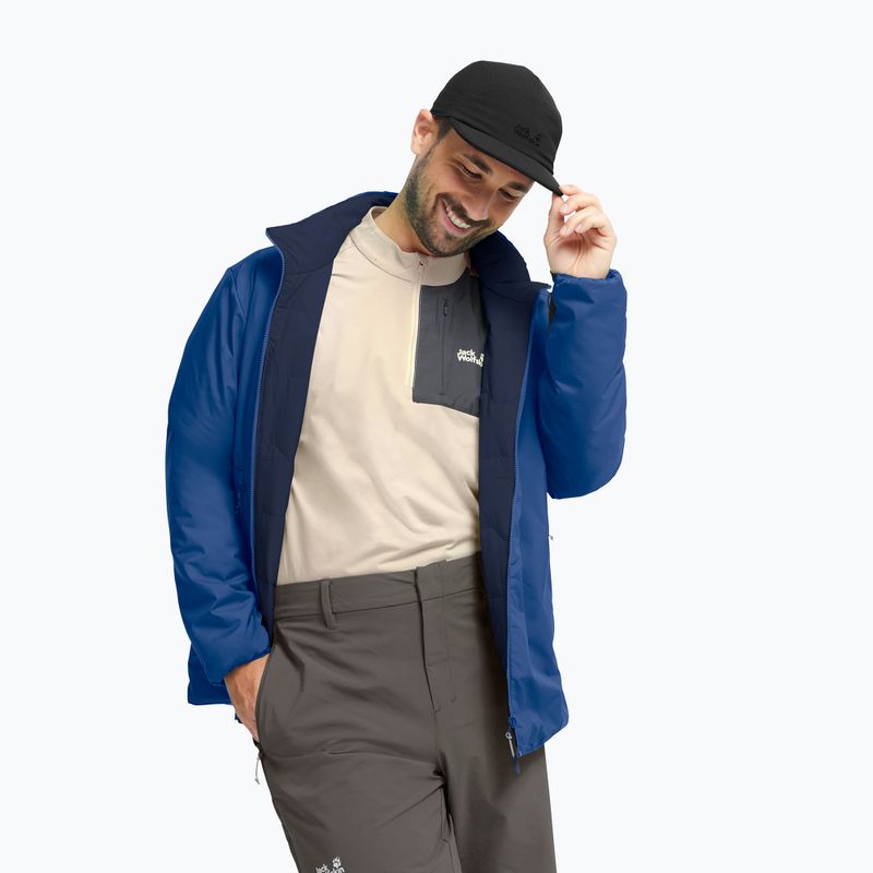 Мъжко ватирано яке Jack Wolfskin Trail Light Ins 2IN1 blue orchid 5