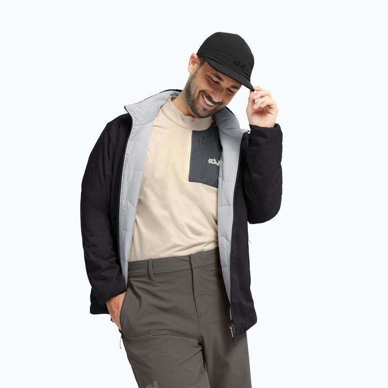 Мъжко ватирано яке Jack Wolfskin Trail Light Ins 2IN1 black 4