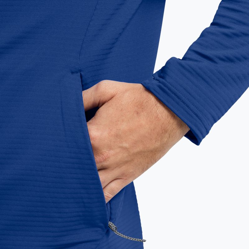 Мъжки суитшърт за трекинг  Jack Wolfskin Litestride Full Zip blue orchid 5