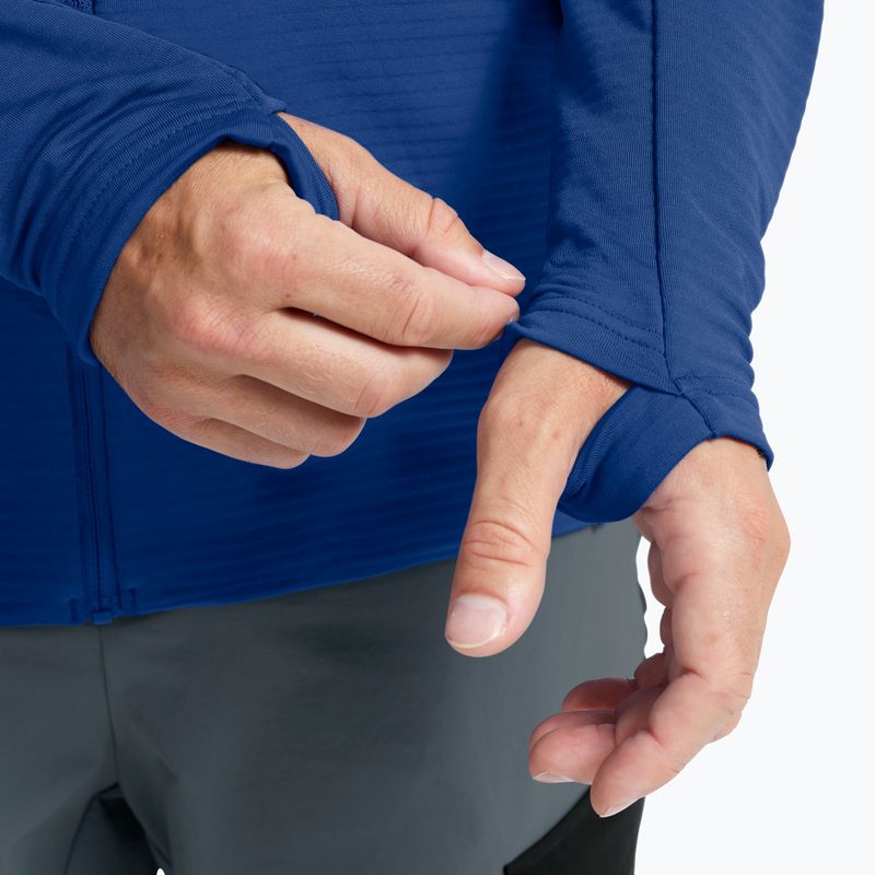 Мъжки суитшърт за трекинг  Jack Wolfskin Litestride Full Zip blue orchid 6