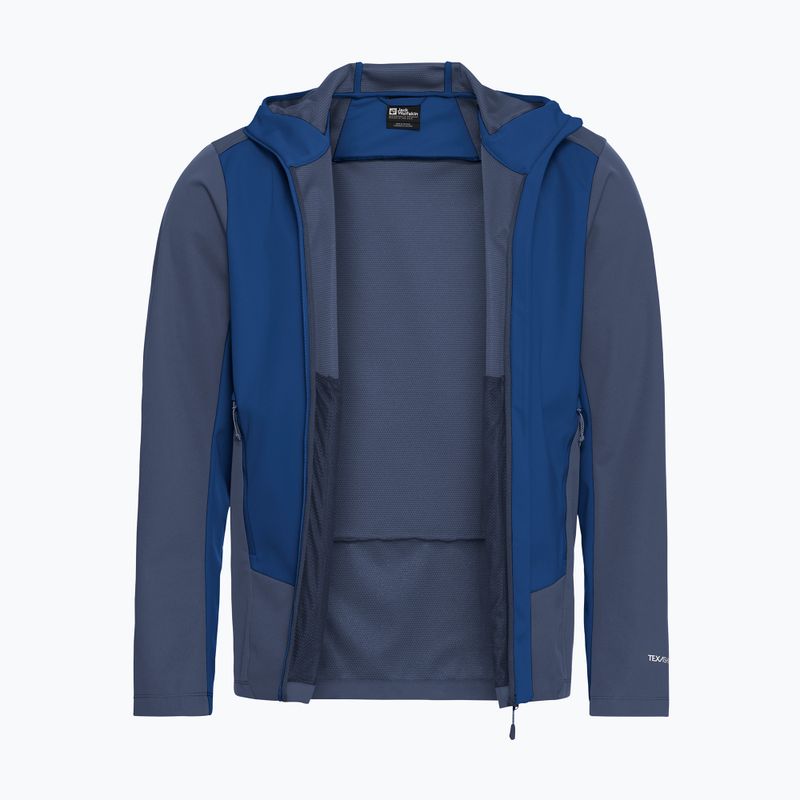 Мъжко софтшел яке Jack Wolfskin Skyvail blue orchid 8