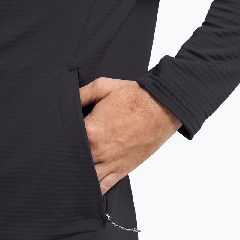 Мъжки суитшърт за трекинг  Jack Wolfskin Litestride Full Zip black 6