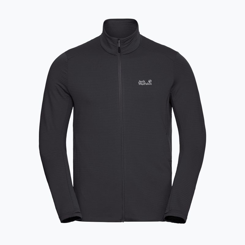 Мъжки суитшърт за трекинг  Jack Wolfskin Litestride Full Zip black 7