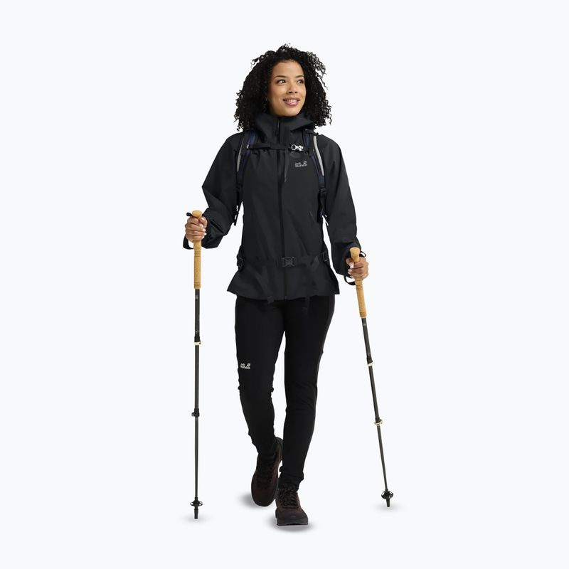 Дамско яке за дъжд Jack Wolfskin Rockpaw 3L phantom 2