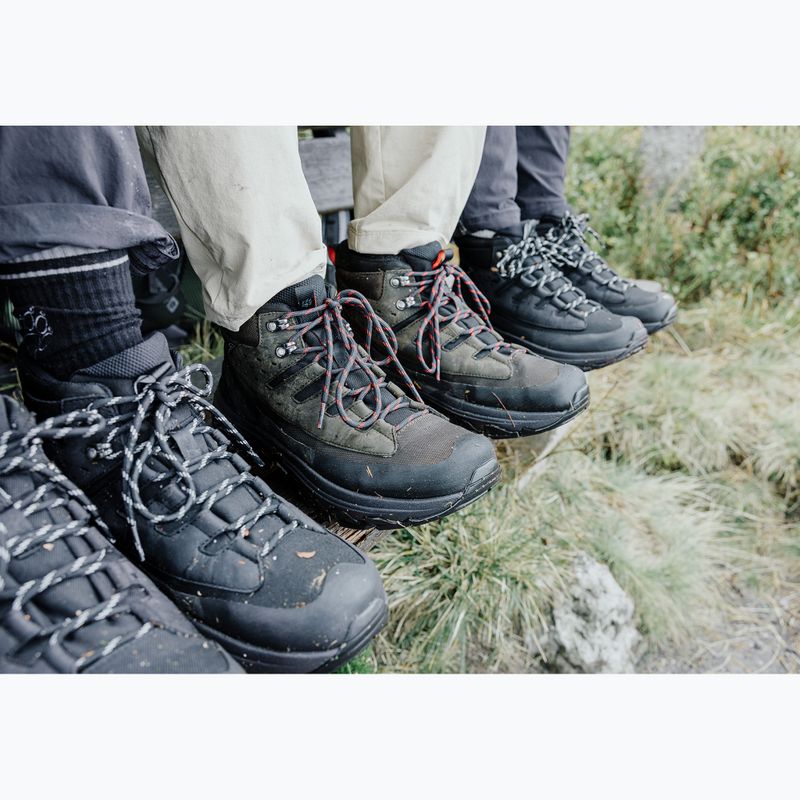 Мъжки туристически обувки Jack Wolfskin Apex Hike Texapore Mid obsidian moss 9