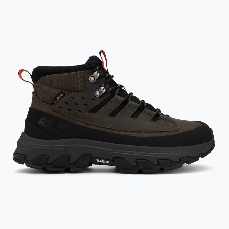 Мъжки туристически обувки Jack Wolfskin Apex Hike Texapore Mid obsidian moss 2