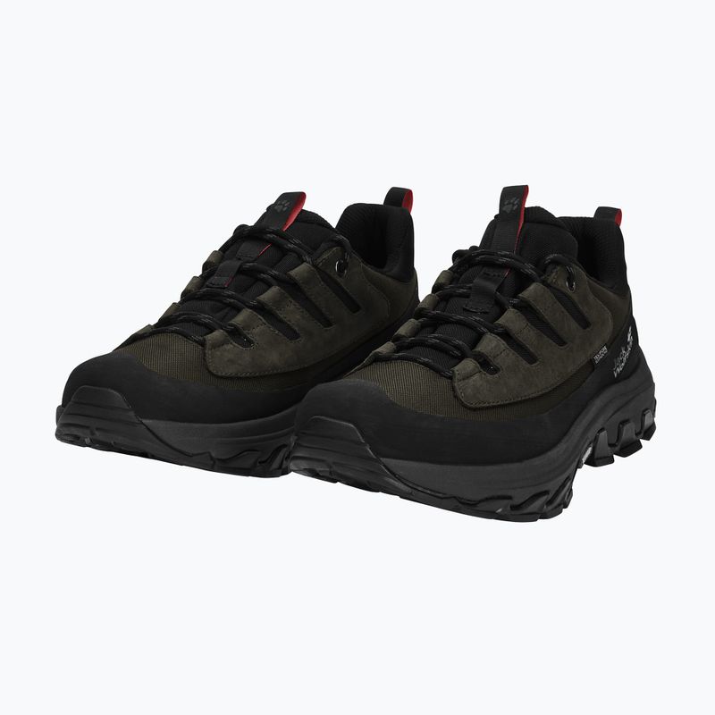 Мъжки обувки за трекинг Jack Wolfskin Apex Hike Texapore Low obsidian moss 2
