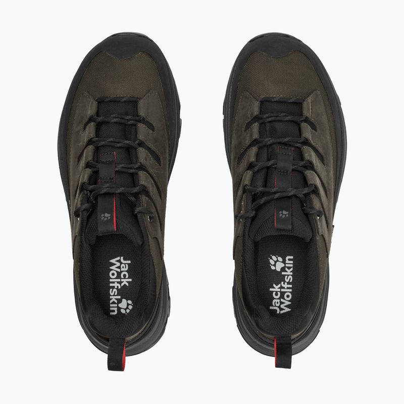 Мъжки обувки за трекинг Jack Wolfskin Apex Hike Texapore Low obsidian moss 4