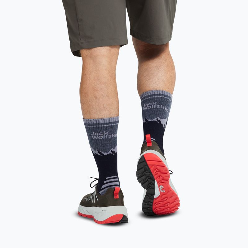 Мъжки туристически обувки Jack Wolfskin Wild Hike Low obsidian moss 6