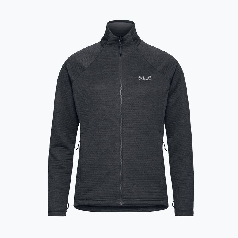Дамски поларен суитшърт Jack Wolfskin Anytrail Full Zip phantom 7
