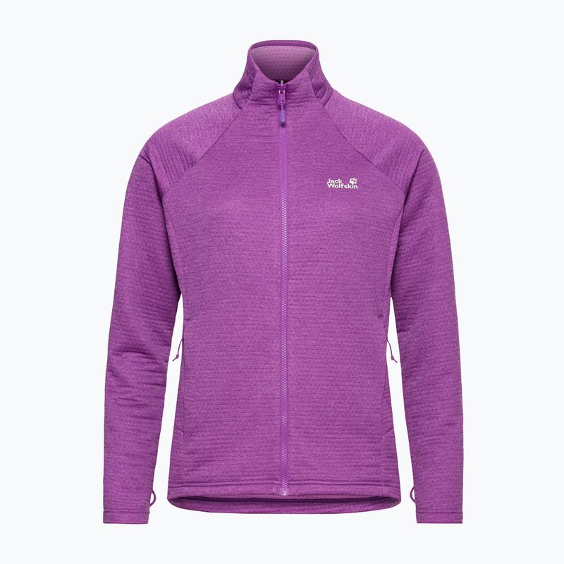 Дамски поларен суитшърт Jack Wolfskin Anytrail Full Zip freesia 7