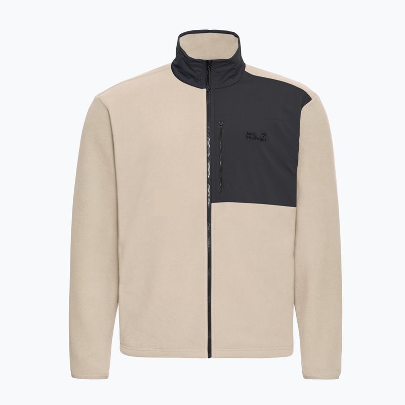 Мъжки поларен суитшърт Jack Wolfskin Sumetro Full Zip oyster 7