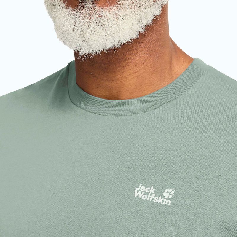 Мъжка тениска Jack Wolfskin Essential green zinnia 4