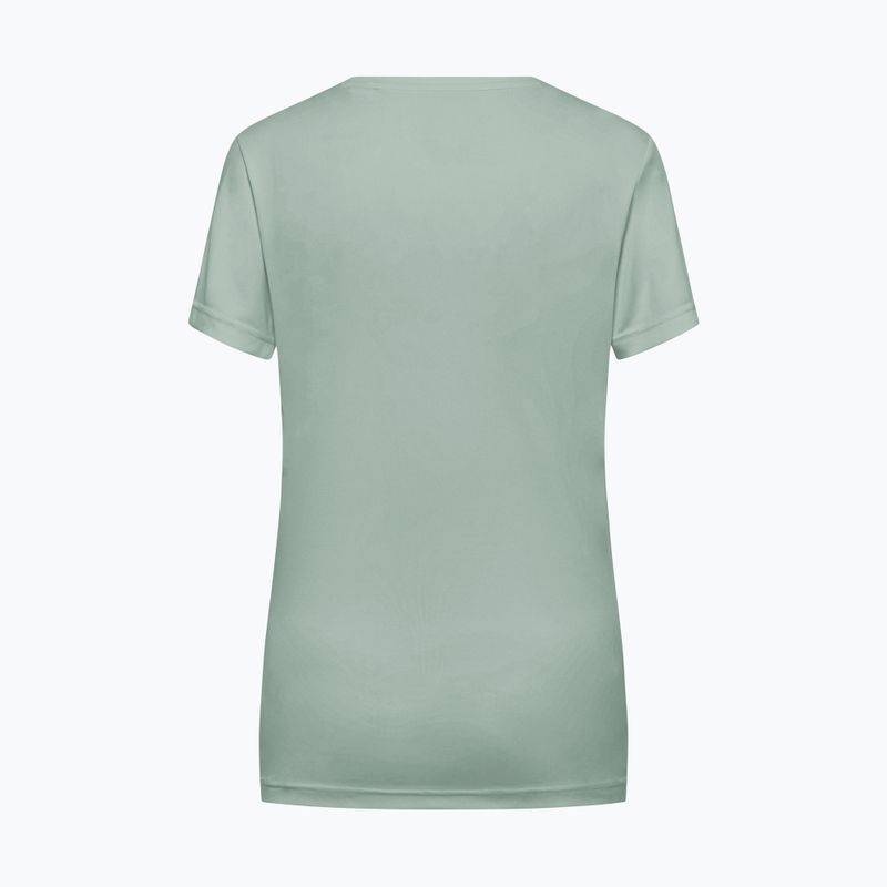 Дамска тениска за трекинг Jack Wolfskin Tech T green zinnia 7