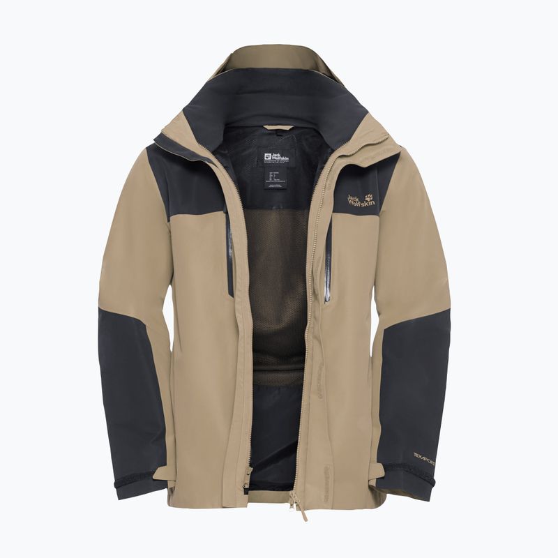 Мъжко яке за дъжд Jack Wolfskin Jasper 2L hazel wood 9