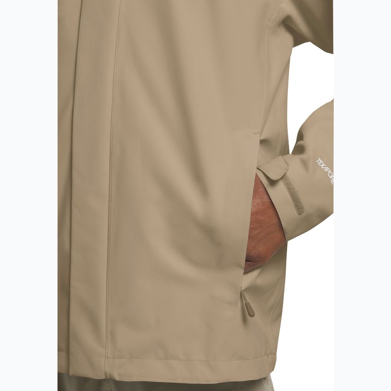 Мъжко яке за дъжд Jack Wolfskin Trailtime 2L hazel wood 5