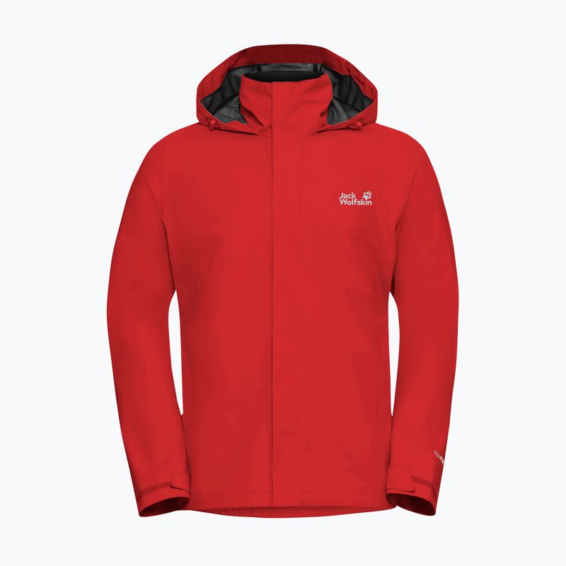 Мъжко яке за дъжд Jack Wolfskin Trailtime 2L siren red 7