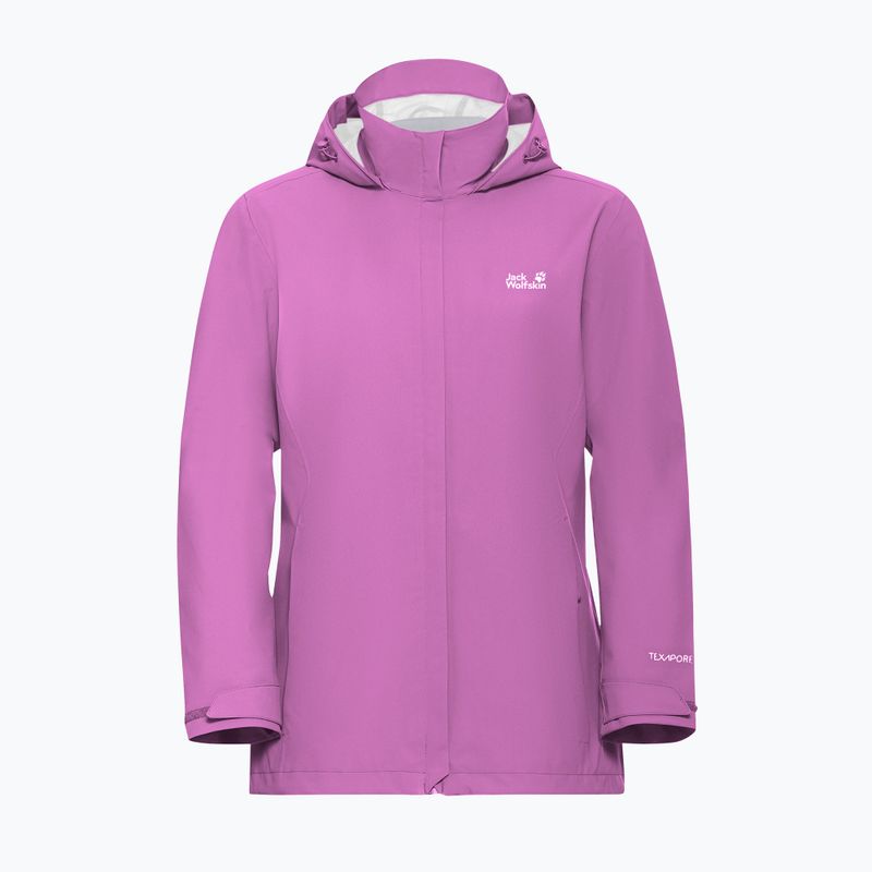 Дамско яке за дъжд Jack Wolfskin Trailtime 2L foxglove 7