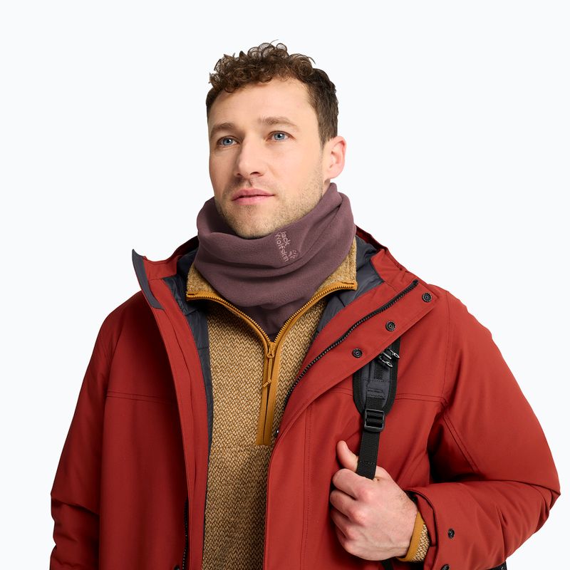 Шал комин Jack Wolfskin Real Stuff Loop sheer plum 5