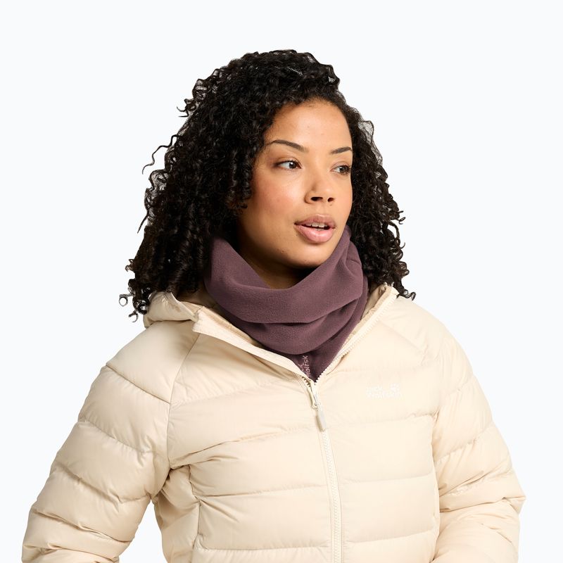 Шал комин Jack Wolfskin Real Stuff Loop sheer plum 6