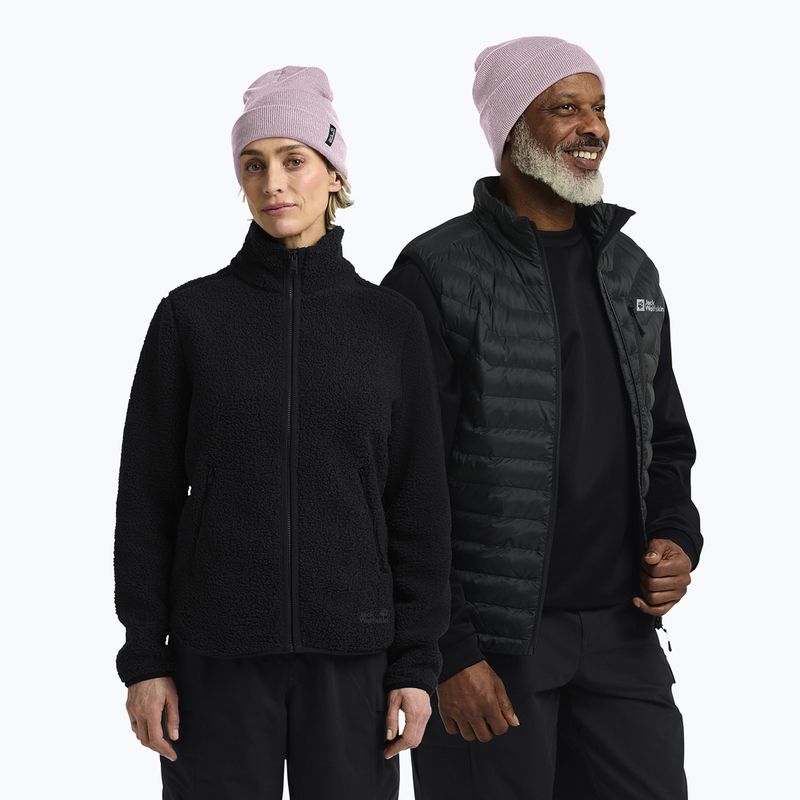 Зимна шапка Jack Wolfskin Rib dusty blush 4