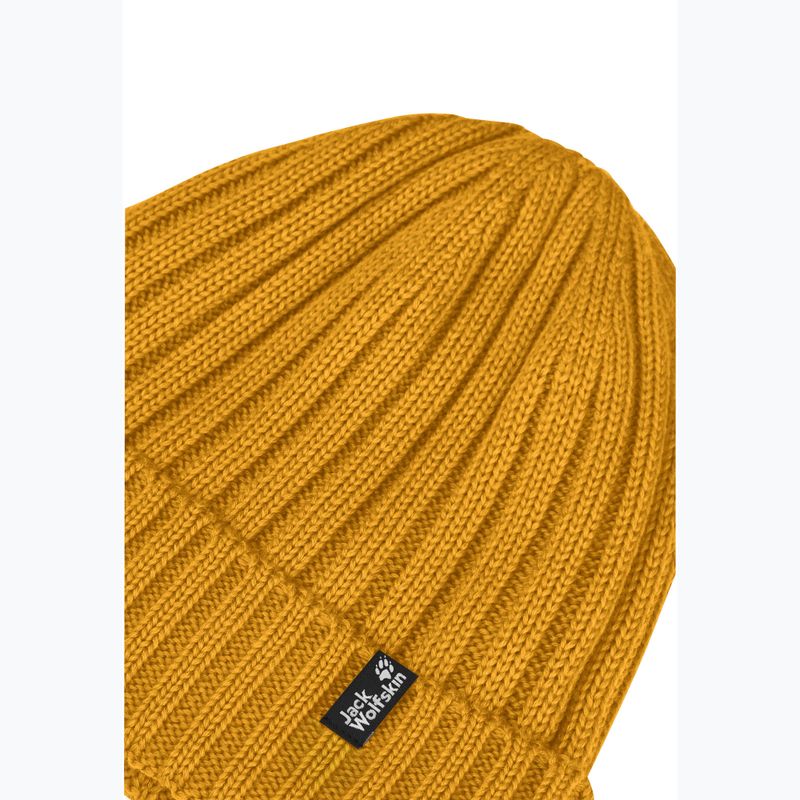 Зимна шапка Jack Wolfskin Rib Knit burly yellow jw 3