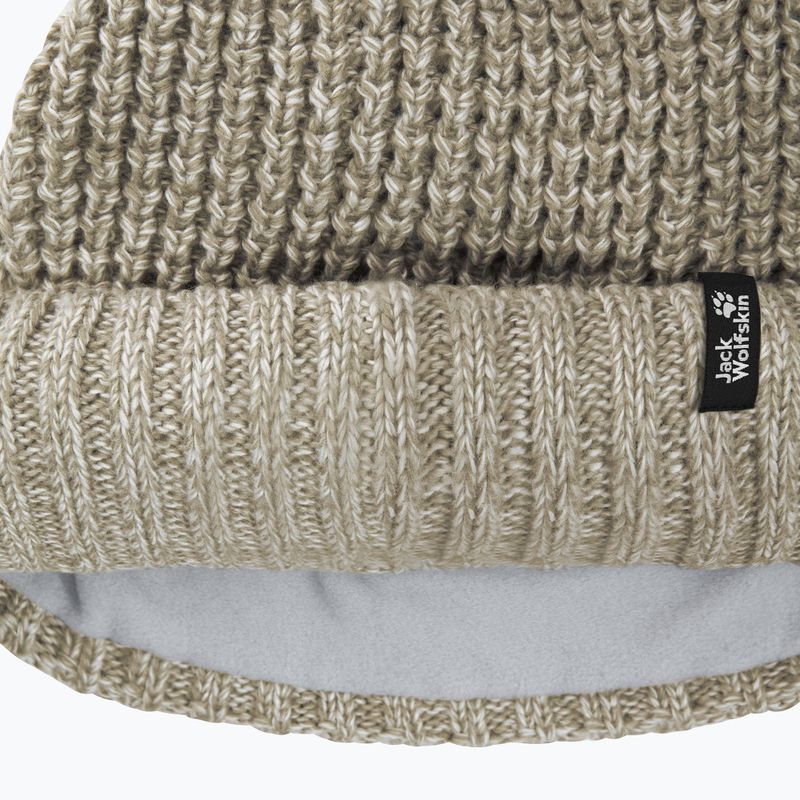 Дамска зимна шапка Jack Wolfskin Medley Knit Beanie hazel wood 3