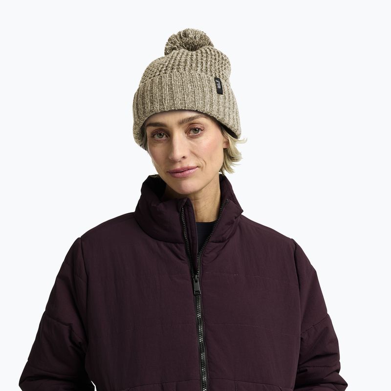 Дамска зимна шапка Jack Wolfskin Medley Knit Beanie hazel wood 4