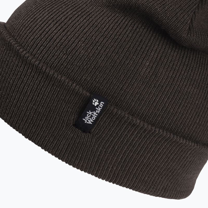 Зимна шапка Jack Wolfskin Rib peat 3