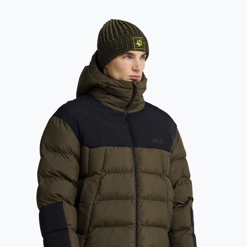 Зимна шапка Jack Wolfskin Badge Beanie obsidian moss 6