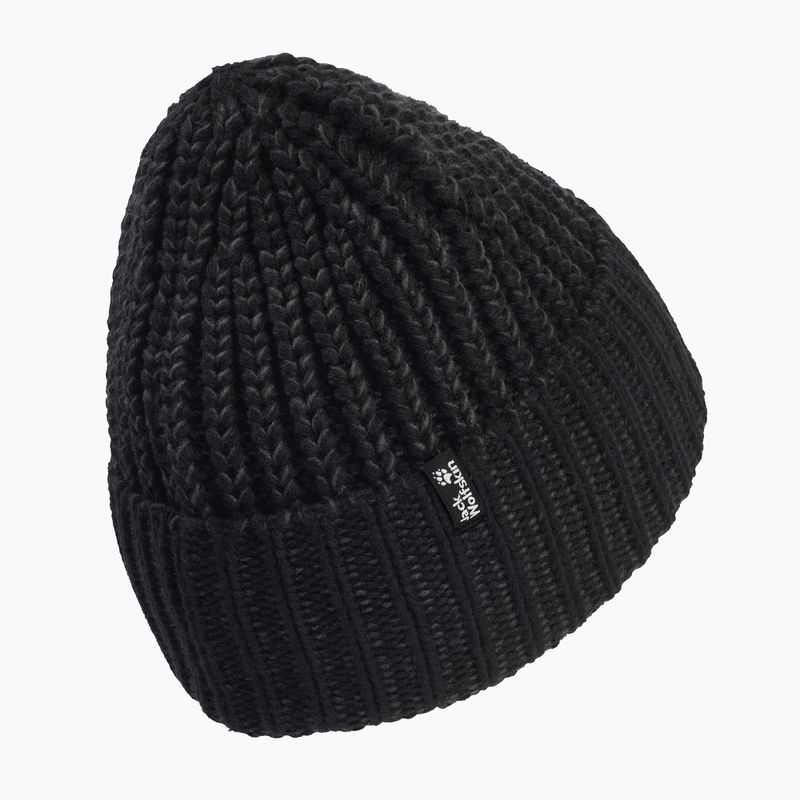 Зимна шапка Jack Wolfskin Badge Beanie black 2