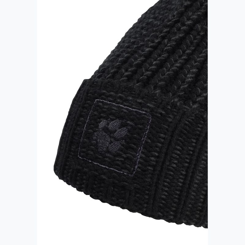 Зимна шапка Jack Wolfskin Badge Beanie black 3
