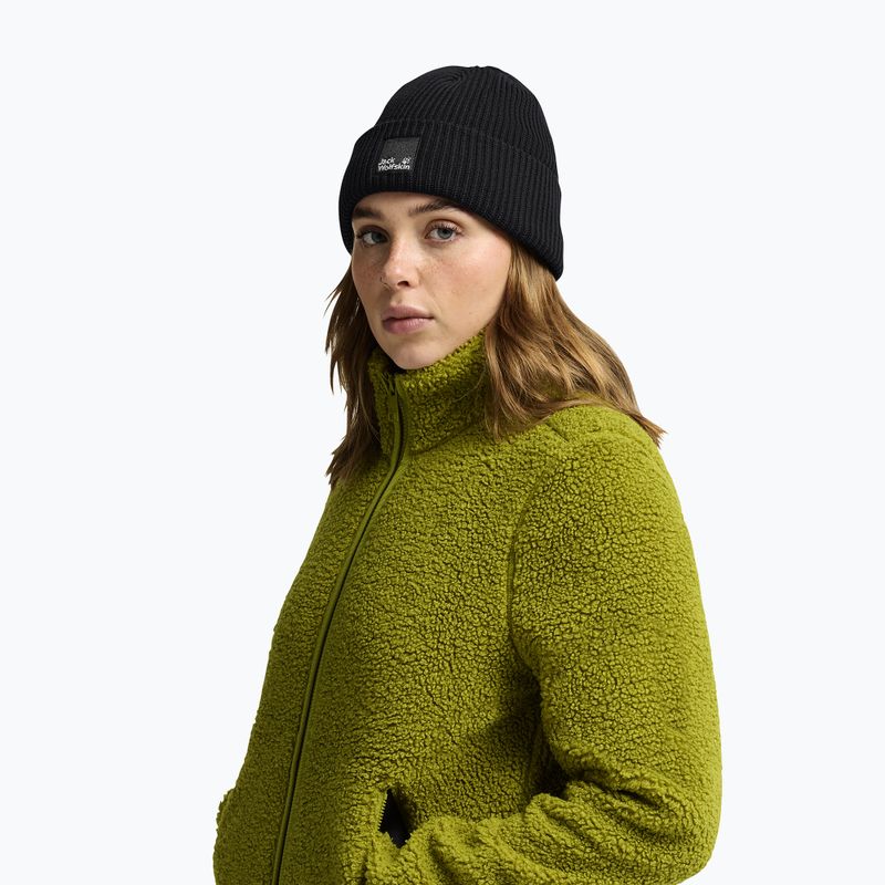 Зимна шапка Jack Wolfskin Pergamon Beanie black 5