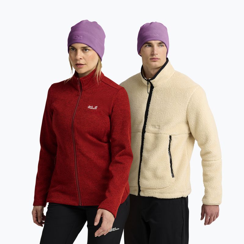 Зимна шапка Jack Wolfskin Real Stuff Beanie vivid orchid 3