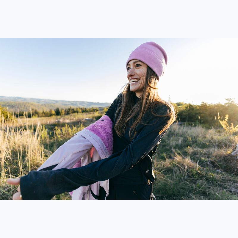 Зимна шапка Jack Wolfskin Real Stuff Beanie vivid orchid 9