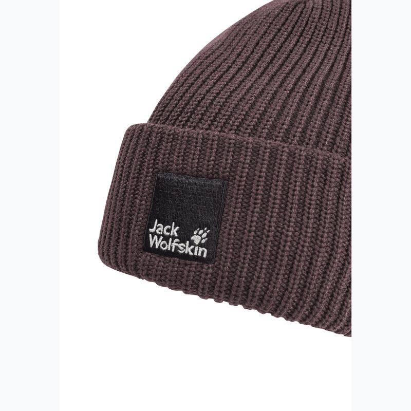 Зимна шапка Jack Wolfskin Pergamon Beanie sheer plum 3