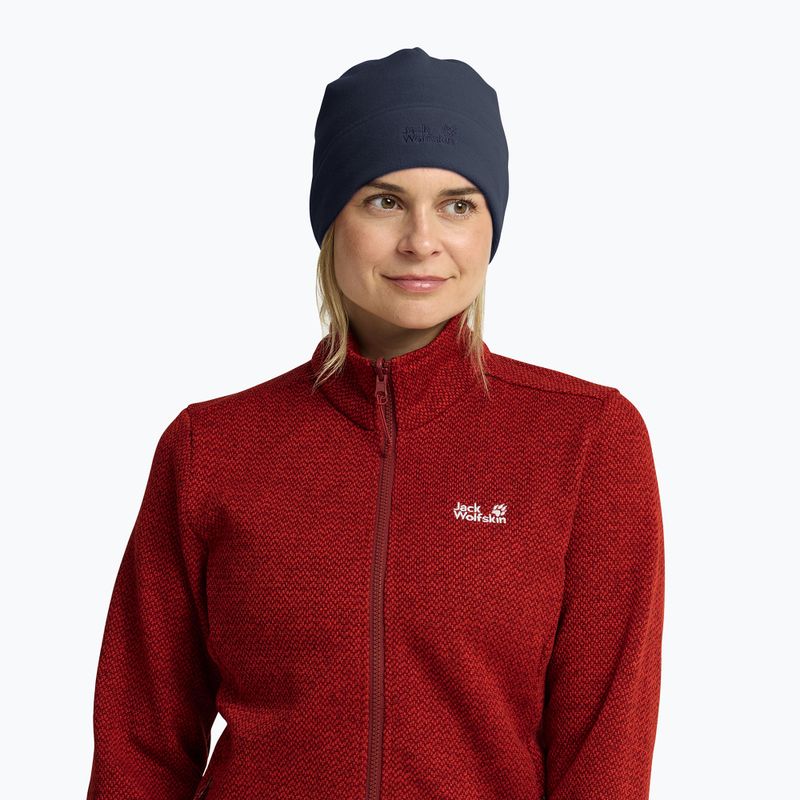 Зимна шапка Jack Wolfskin Real Stuff Beanie midnight sky 5