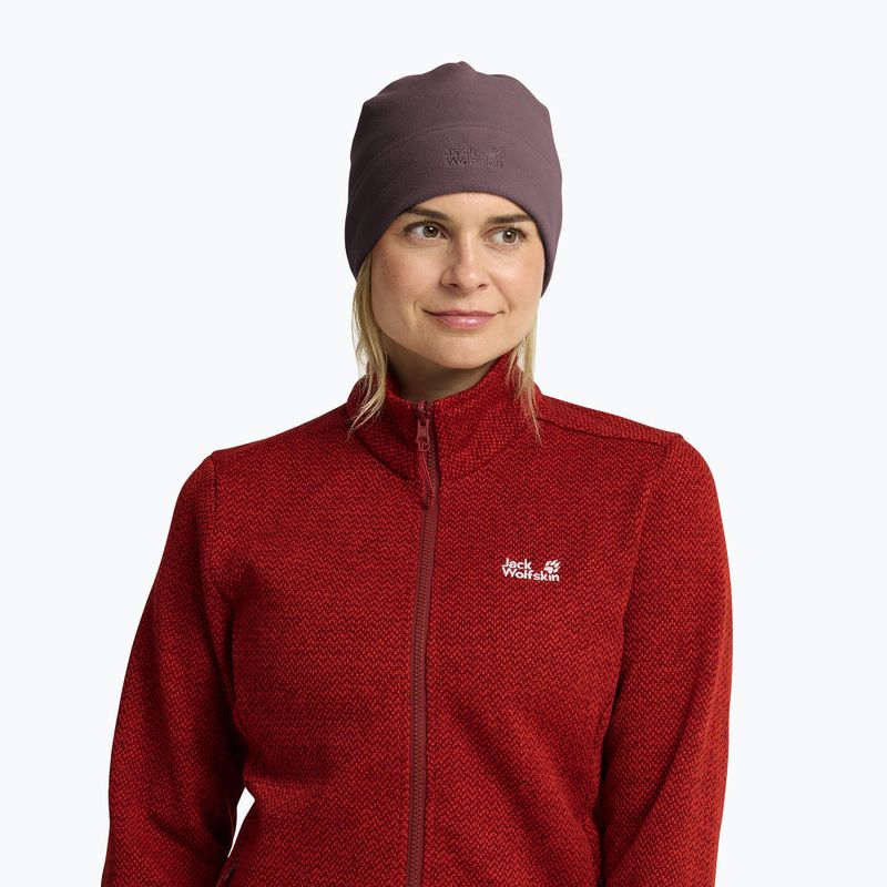 Зимна шапка Jack Wolfskin Real Stuff Beanie Sheer Plum 5