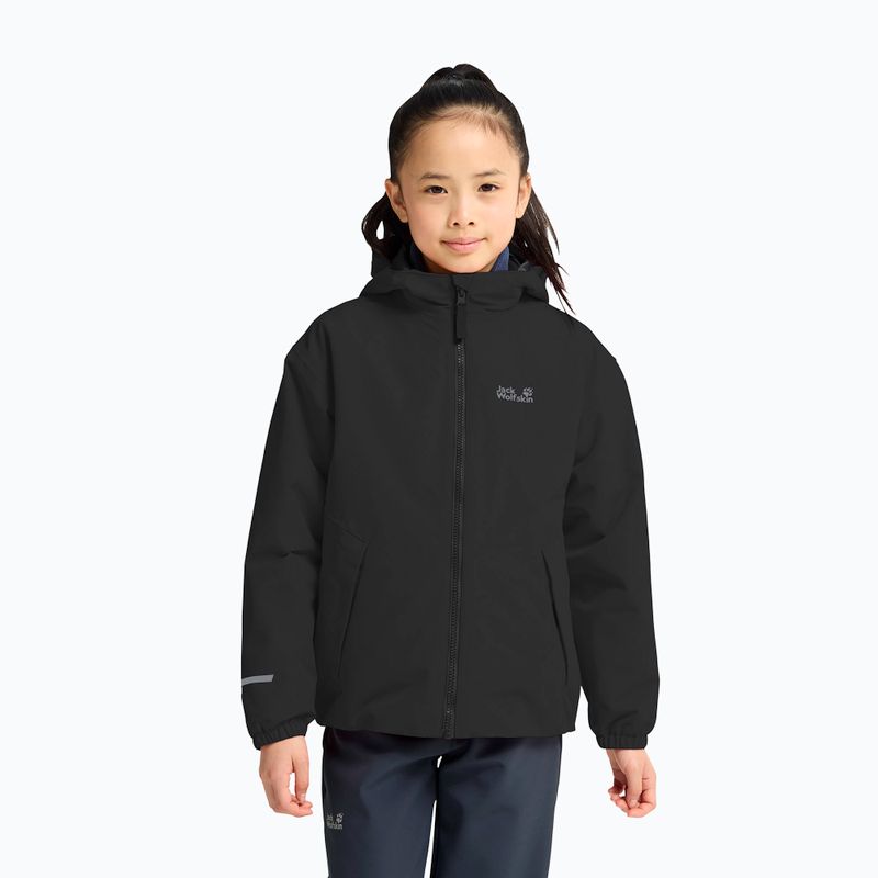 Детско яке 3-в-1 Jack Wolfskin Iceland 3IN1 2026 black 11